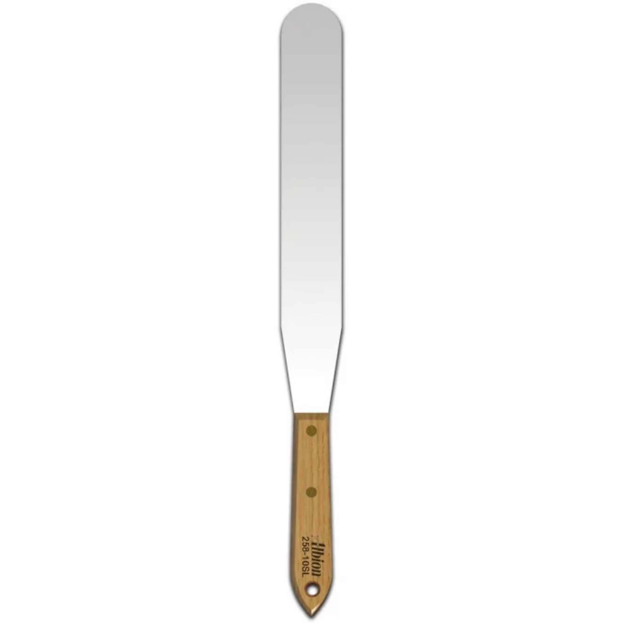 Albion 258-10SL Classic Spatula: 1-1/2" Wide x 10" Long Blade